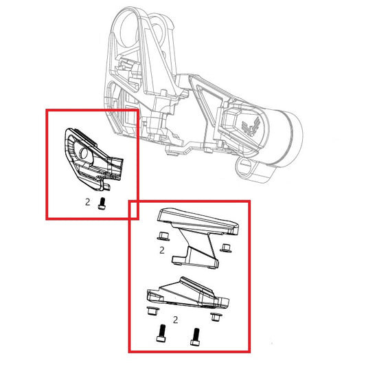 Sada ochrany přehazovačky SRAM XX T-Type Eagle AXS