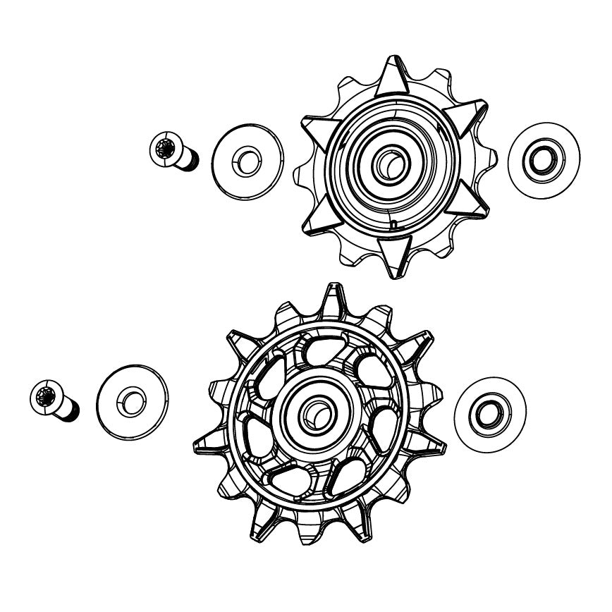 SRAM XX DH T-TYPE EAGLE AXS 7 Speed zadní přehazovačka klece