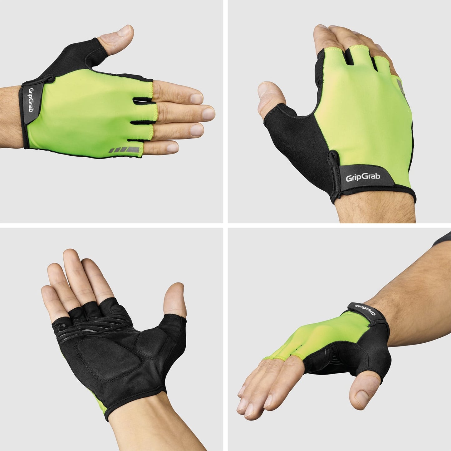 Rękawice krótkie GRIPGRAB RIDE RC MAX żółte