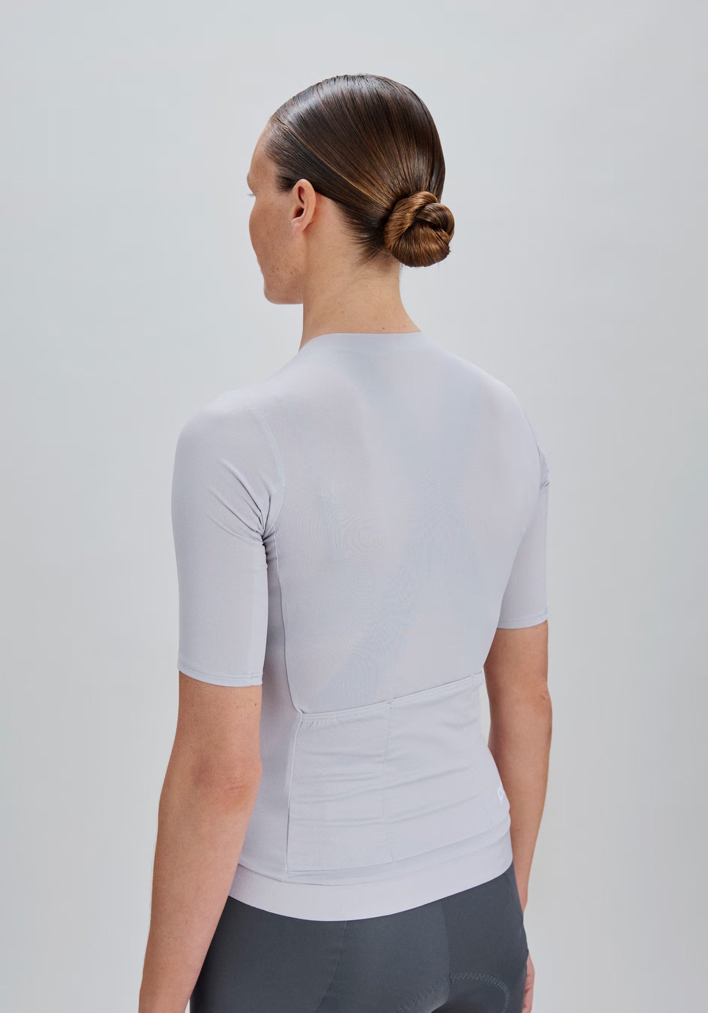 Maillot POC CADENCE Femme Manches Courtes Gris