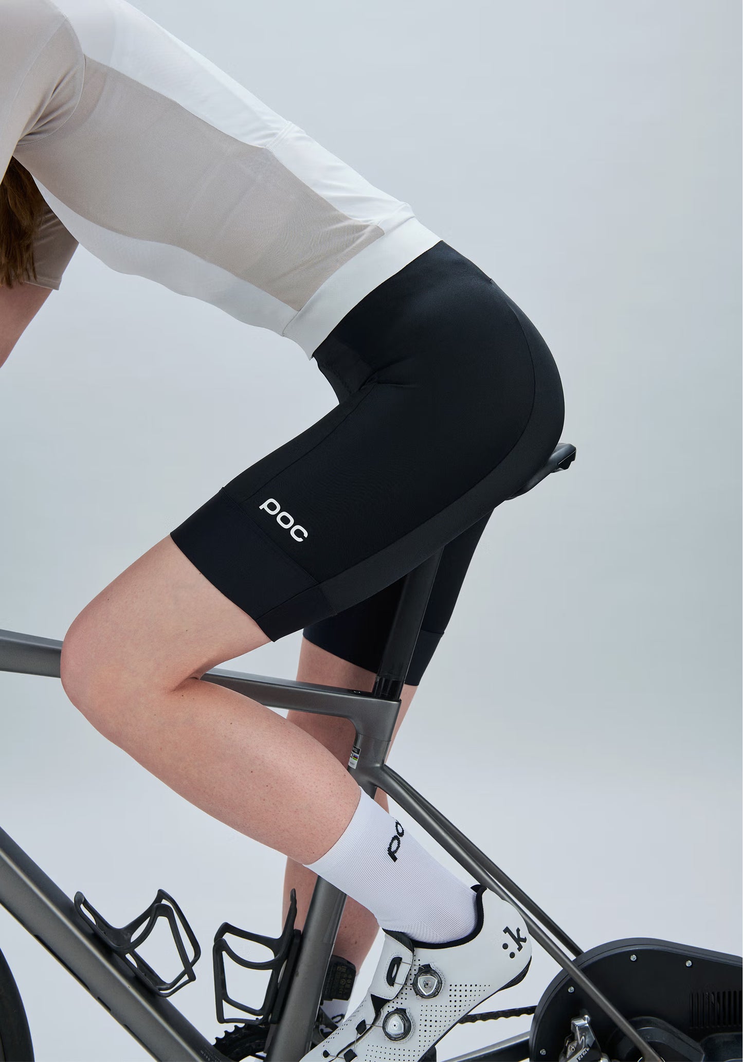 Cuissard Court à Bretelles POC CADENCE Femme Noir