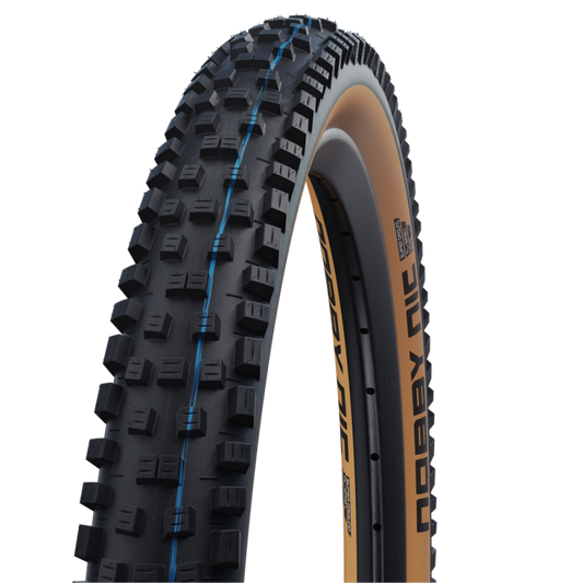 Pneu SCHWALBE NOBBY NIC 29x2.40 ADDIX SPEEDGRIP SUPERRACE Tubeless Souple Noir/Marron