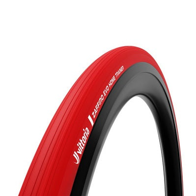 Home Däck för tränare VITTORIA ZAFFIRO EVO 700x23c TubTyp Soft Röd