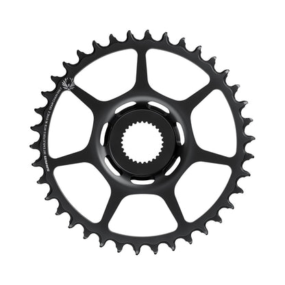 Plateau Mono VAE SRAM X-SYNC 2 EAGLE BOSCH GEN4 11/12V Direct Mount Boost Acier — vue du plateau sur fond blanc