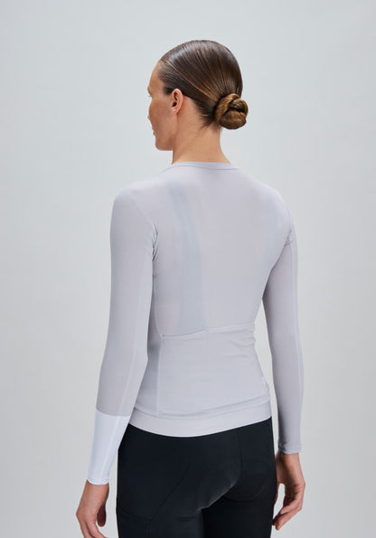 Maillot POC CADENCE Femme Manches Longues Gris