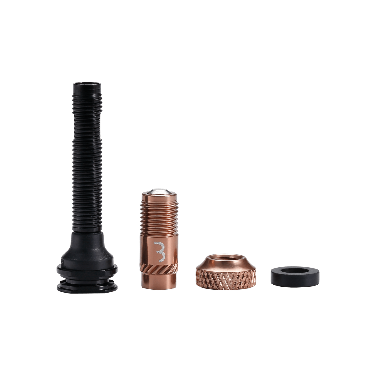 Sada 2 ventilů BBB CORE CAP s bronzovými koncovkami