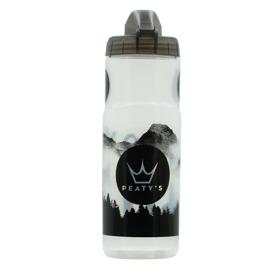 Zestaw butelek i uchwytów na butelki PEATY'S X FIDLOCK Mountains (600 ml) przezroczysty