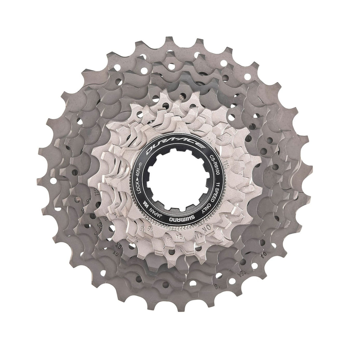 Cassette 11V SHIMANO DURA-ACE R9100 – photo principale sur fond blanc