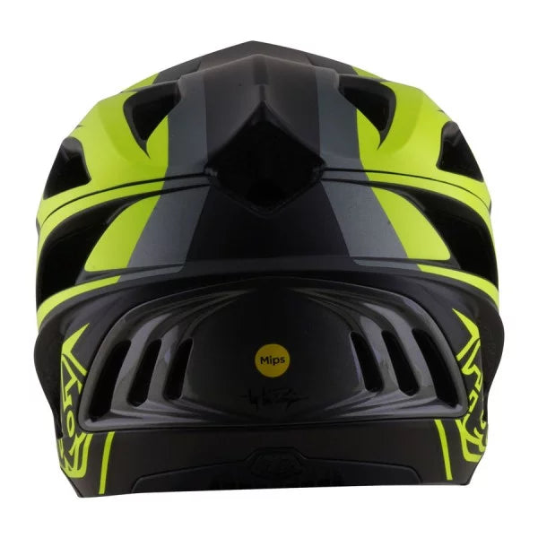Casque VTT TROY LEE DESIGNS STAGE 2 HIGH VIZ Charcoal/Jaune