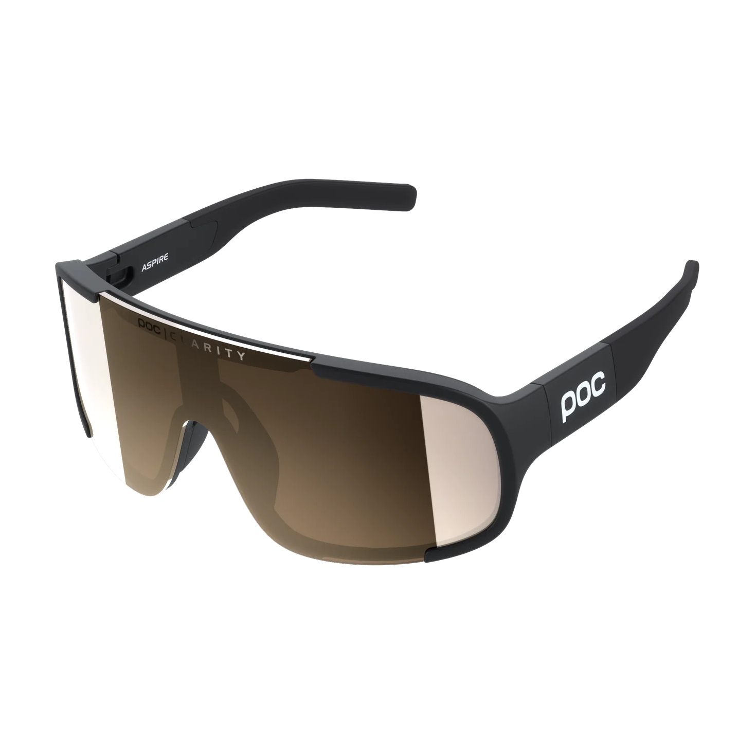 Brýle POC ASPIRE Black Clarity Trail/Partly Sunny Silver Lens