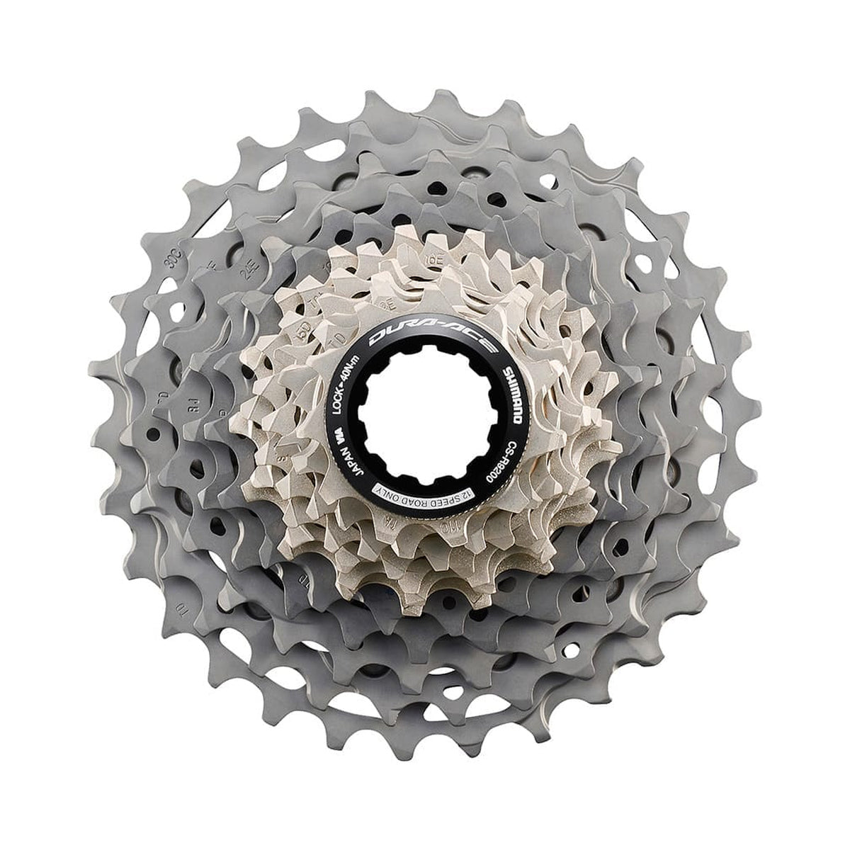 Cassette 12V SHIMANO DURA-ACE CS-R9200 – photo principale sur fond blanc