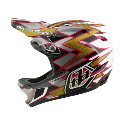 Casque VTT TROY LEE DESIGNS D4 COMPOSITE MIPS FLUSH Noir/Doré