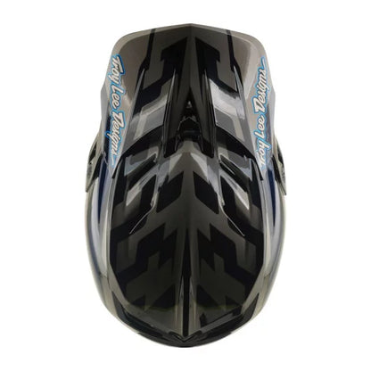 Casque VTT TROY LEE DESIGNS D4 COMPOSITE MIPS BURST Noir/Bleu