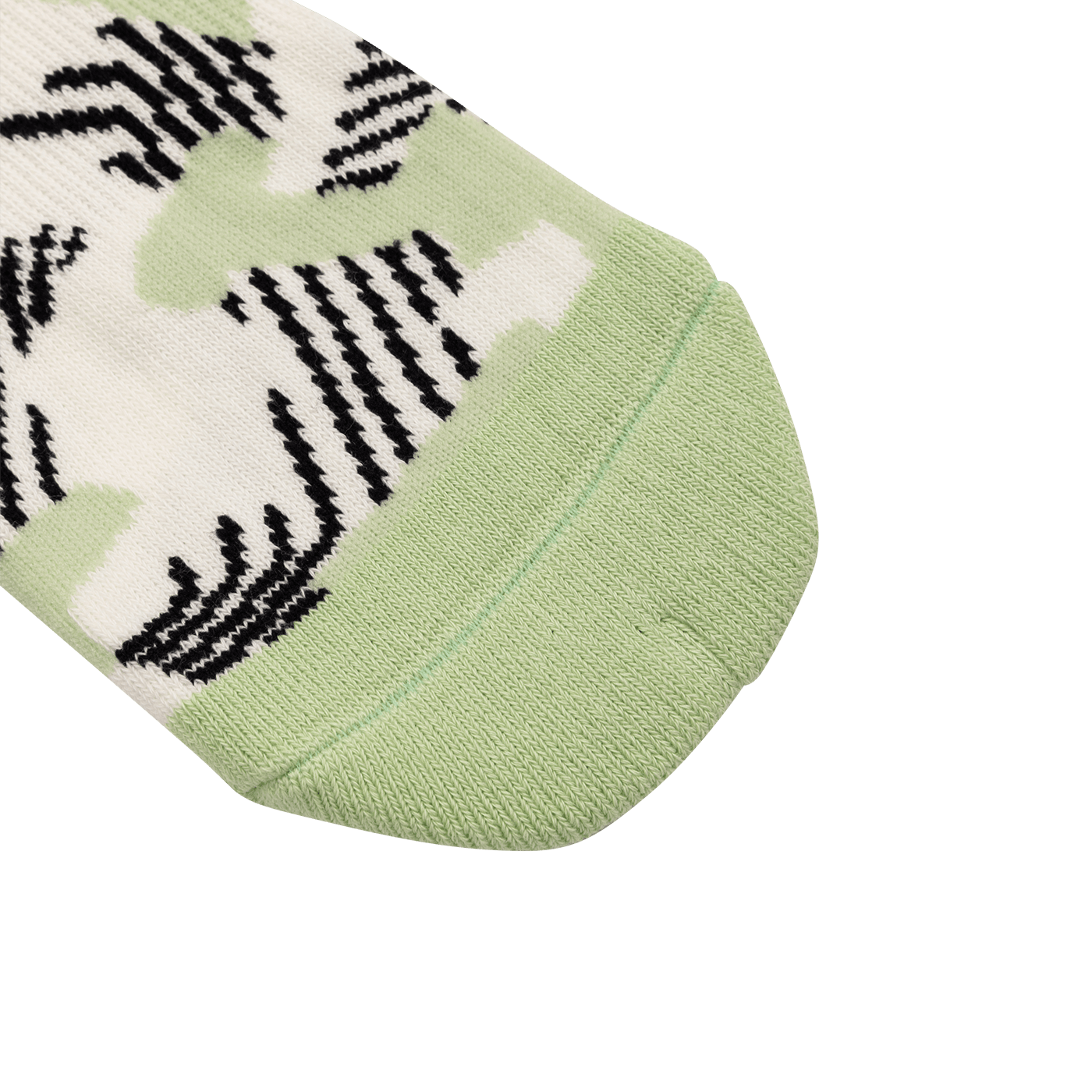 Ponožky BURGTEC PATTERNED bílé/zelené