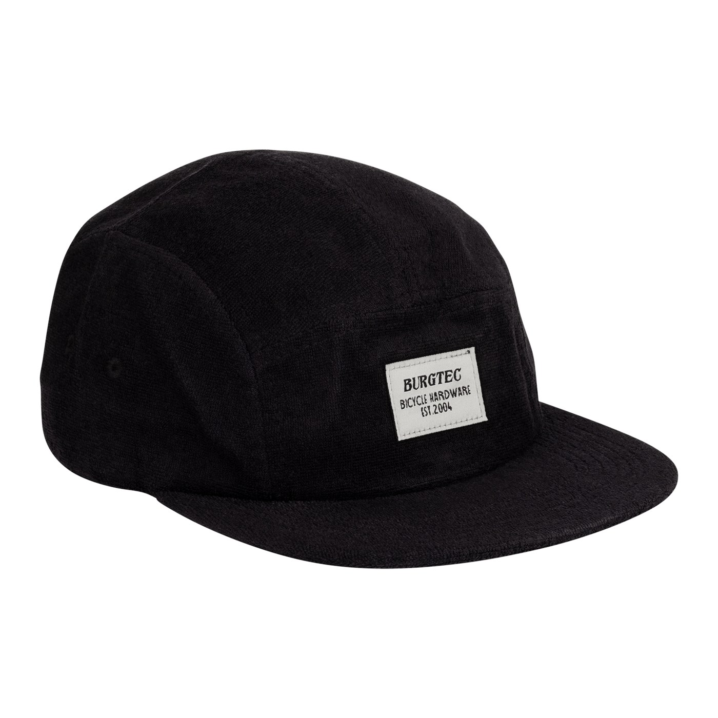 Čepice BURGTEC ARCADE FIVE PANEL, černá