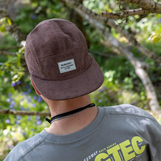 Kšiltovka BURGTEC ARCADE FIVE PANEL, hnědá