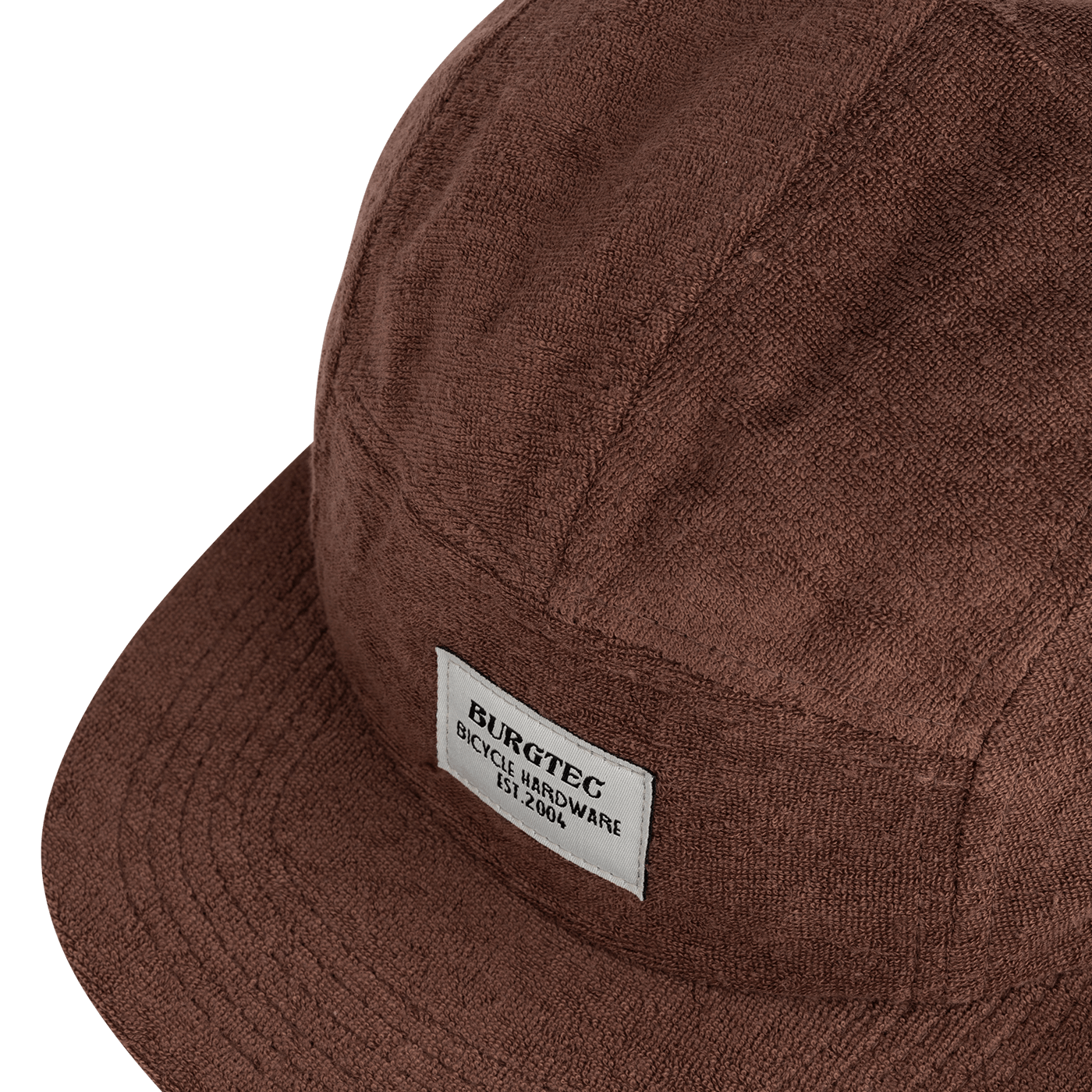Kšiltovka BURGTEC ARCADE FIVE PANEL, hnědá