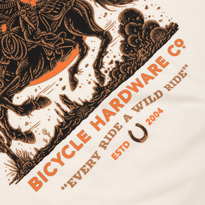 T-Shirt BURGTEC WILD RIDE Beige