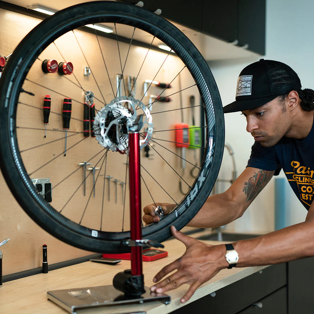 Pro FEEDBACK Truing Stand med axeladapter