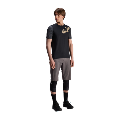 Maillot ALPINESTARS A-DURA LIPAN Manches Courtes Noir