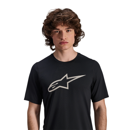 Maillot ALPINESTARS A-DURA ASTAR Manches Courtes Noir