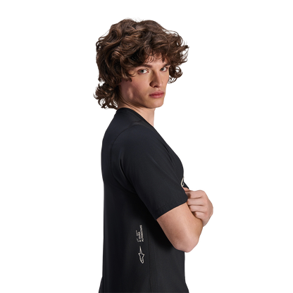 Maillot ALPINESTARS A-DURA ASTAR Manches Courtes Noir