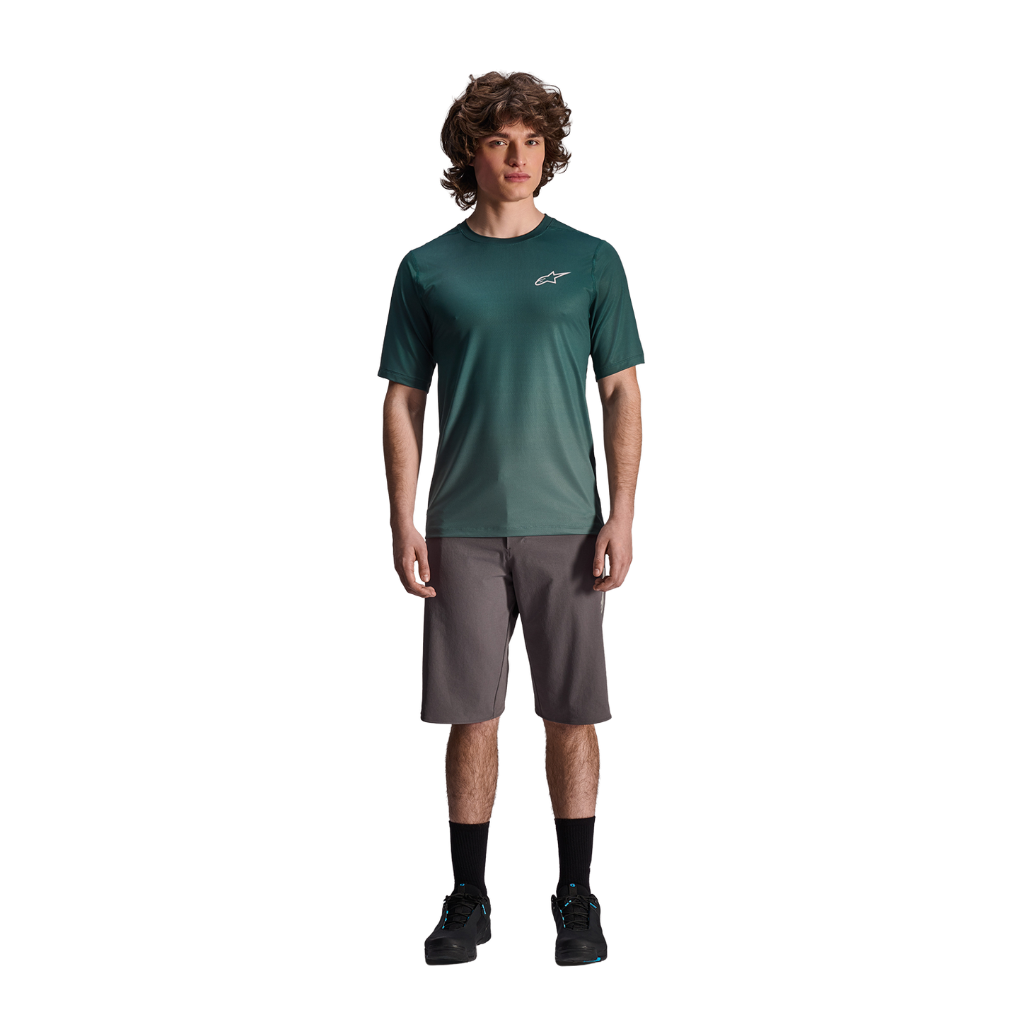 ALPINESTARS A-DURA RISE Dres s krátkým rukávem zelený