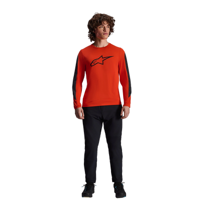 Maillot ALPINESTARS A-DURA INSET ASTAR Manches Longues Orange