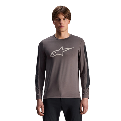 Maillot ALPINESTARS A-DURA INSET ASTAR Manches Longues Gris