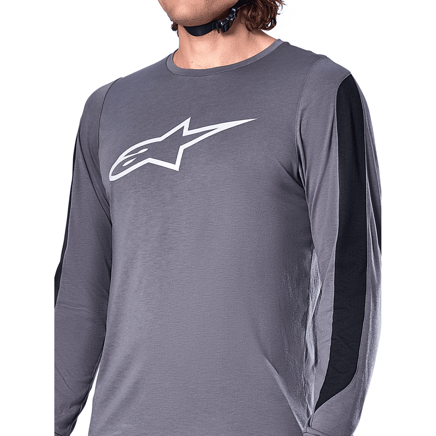 Maillot ALPINESTARS A-DURA DRI ASTAR Manches Longues Gris foncé