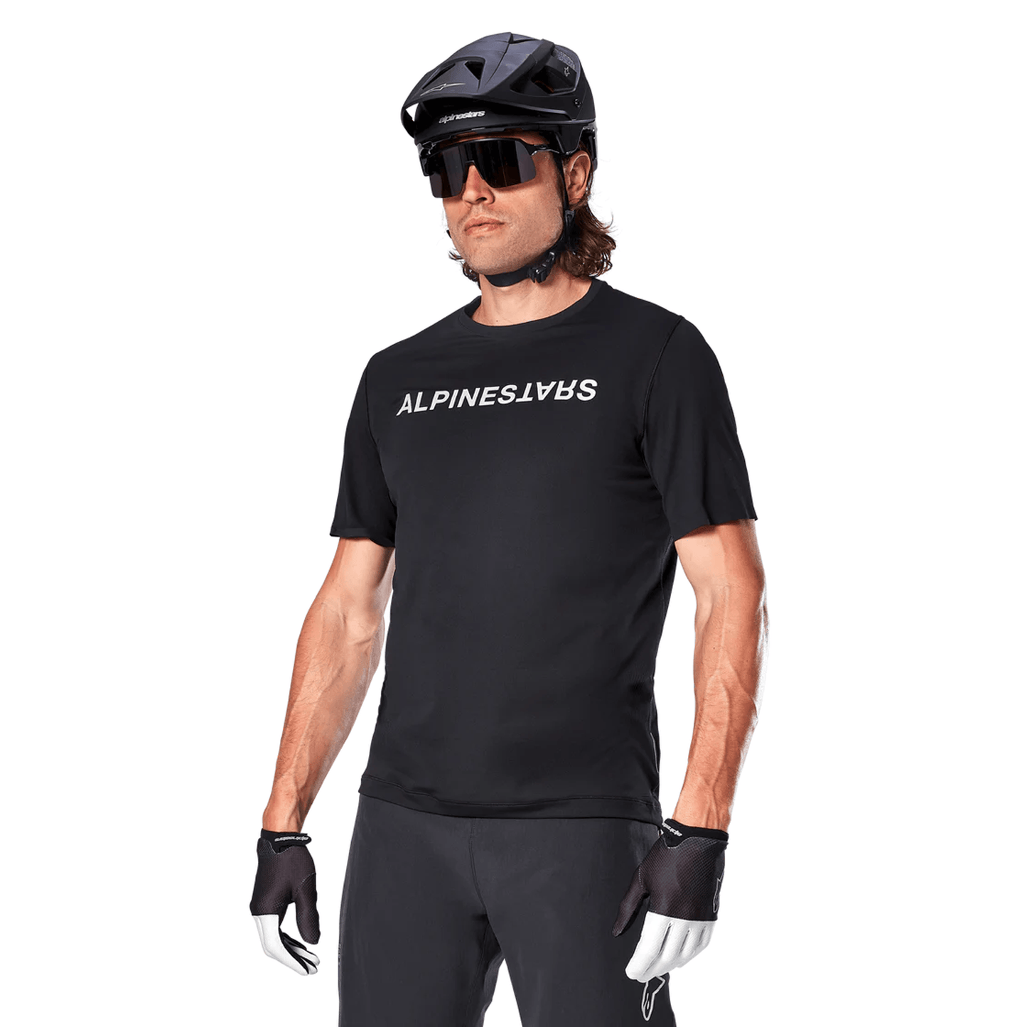 Maillot ALPINESTARS A-ARIA SWITCH Manches Courtes Noir