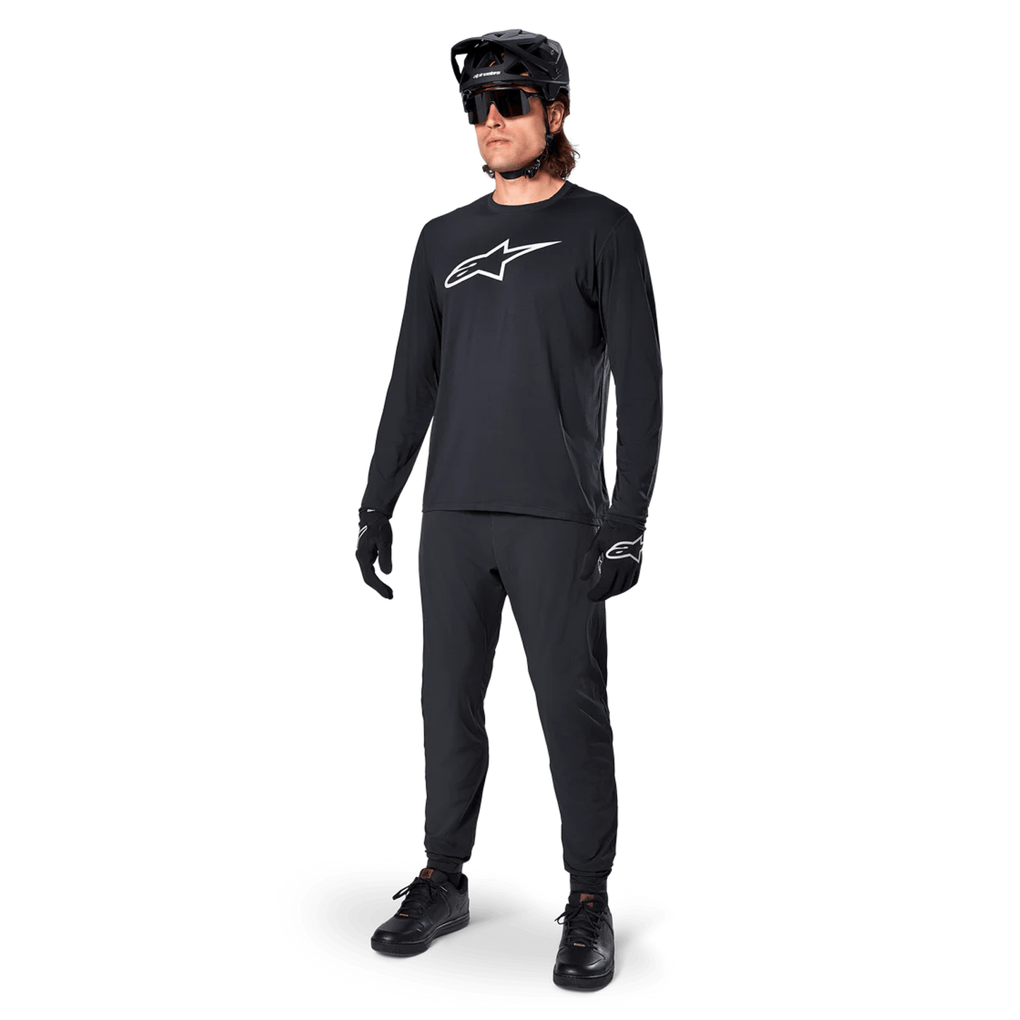 Maillot ALPINESTARS A-DURA ASTAR Manches Longues Noir