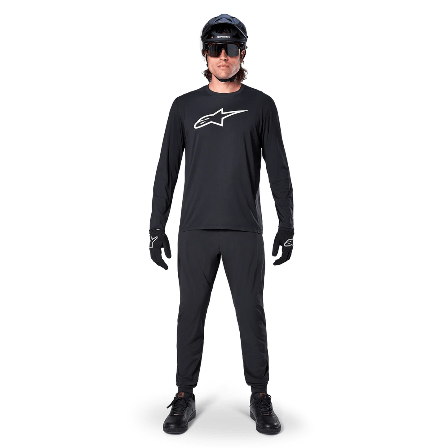 Maillot ALPINESTARS A-DURA ASTAR Manches Longues Noir