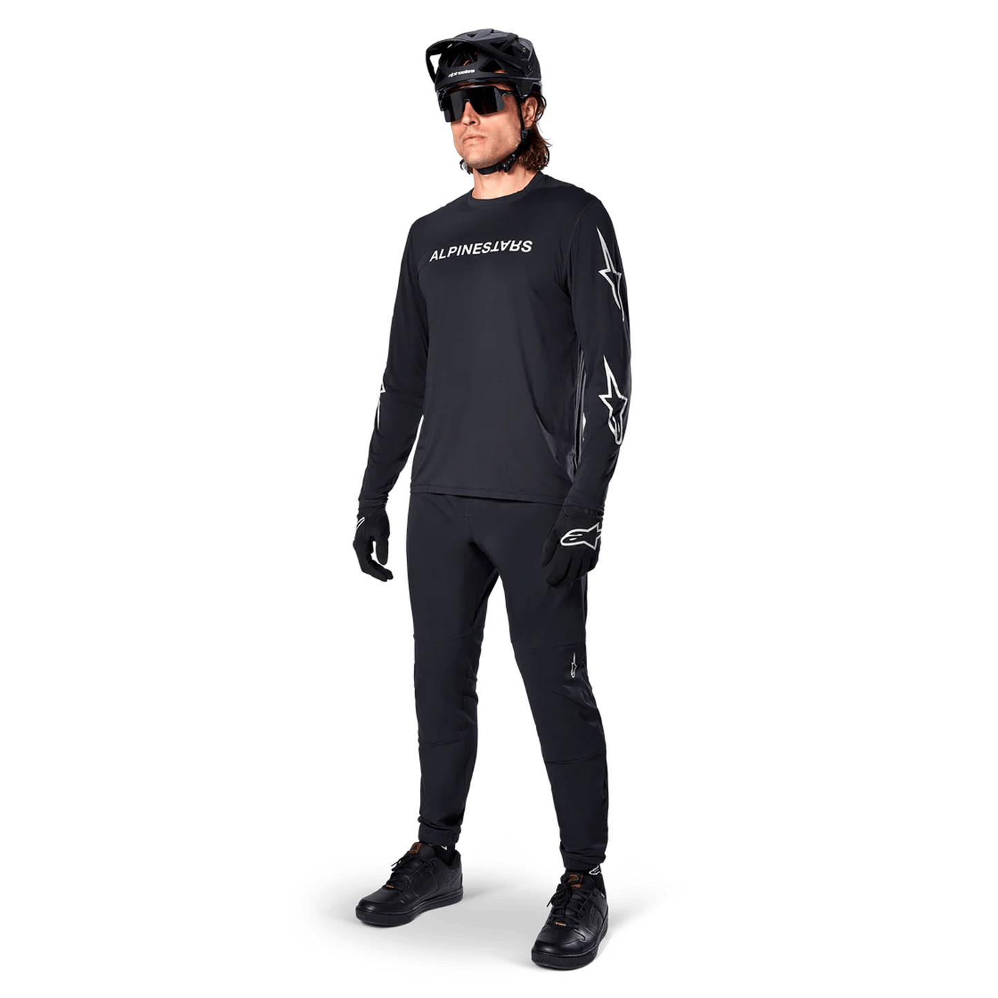 Maillot ALPINESTARS A-DURA SWITCH Manches Longues Noir