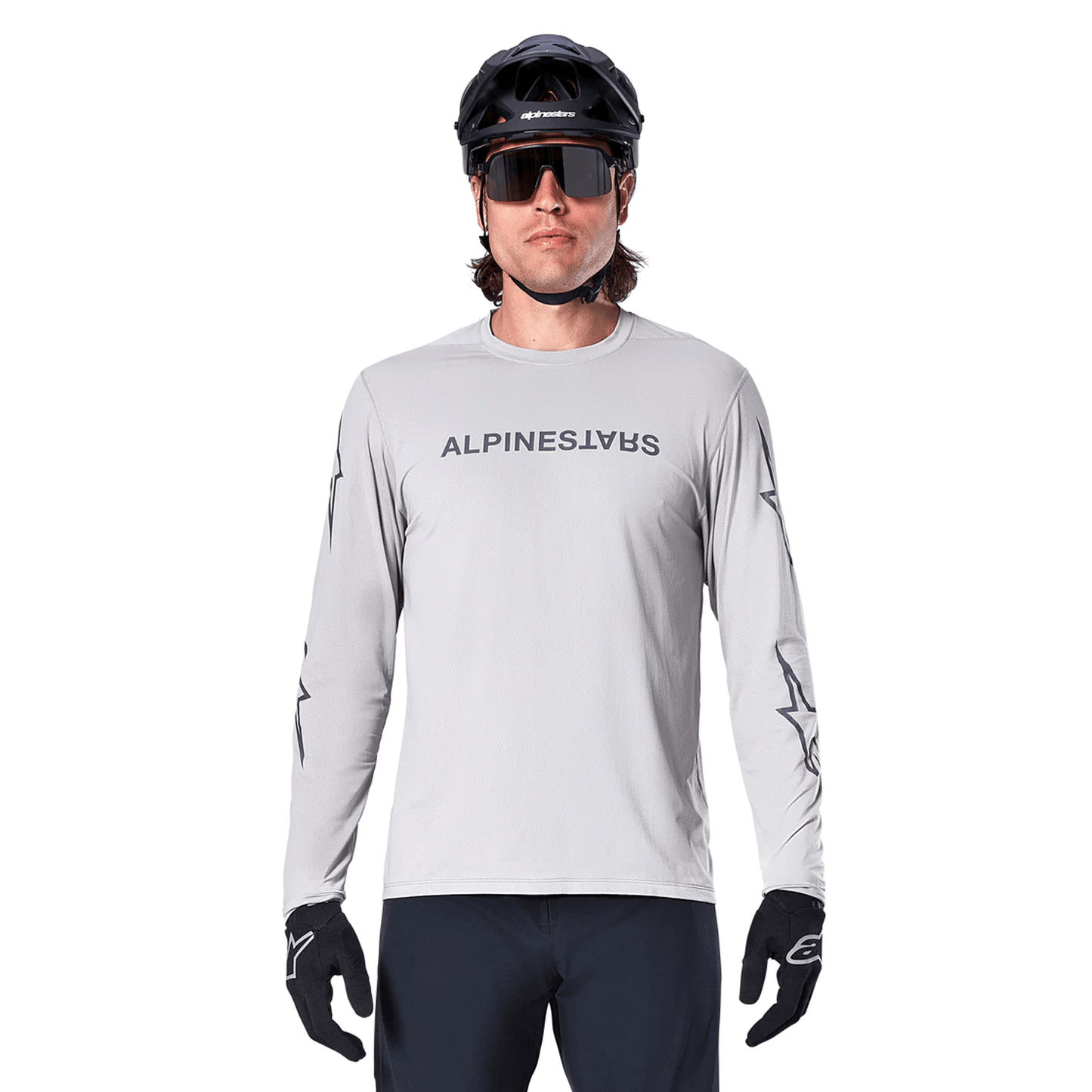 Maillot ALPINESTARS A-DURA SWITCH Manches Longues Gris Clair