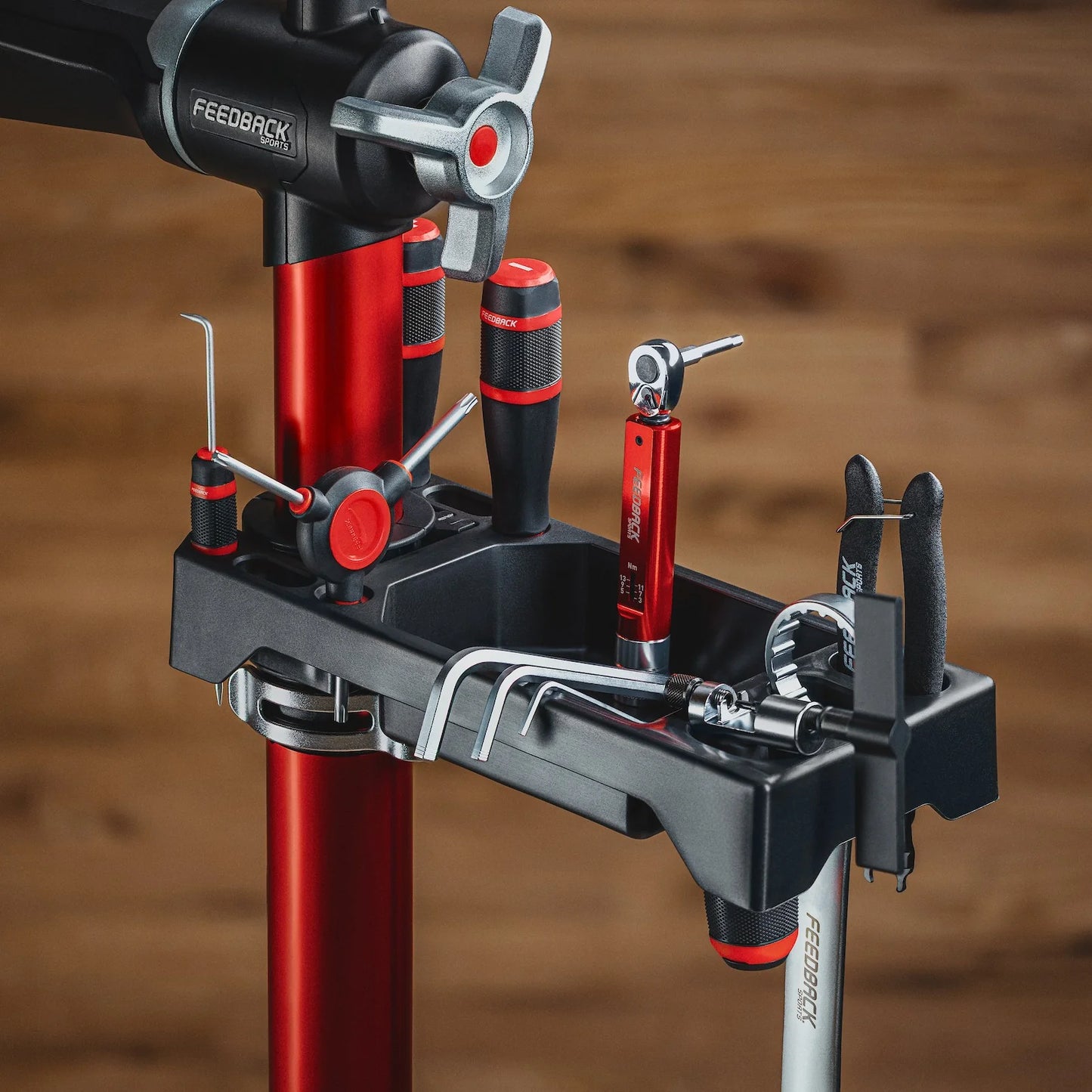 Plateau à Outils Compact pour Pied d'Atelier FEEDBACK SPORTS