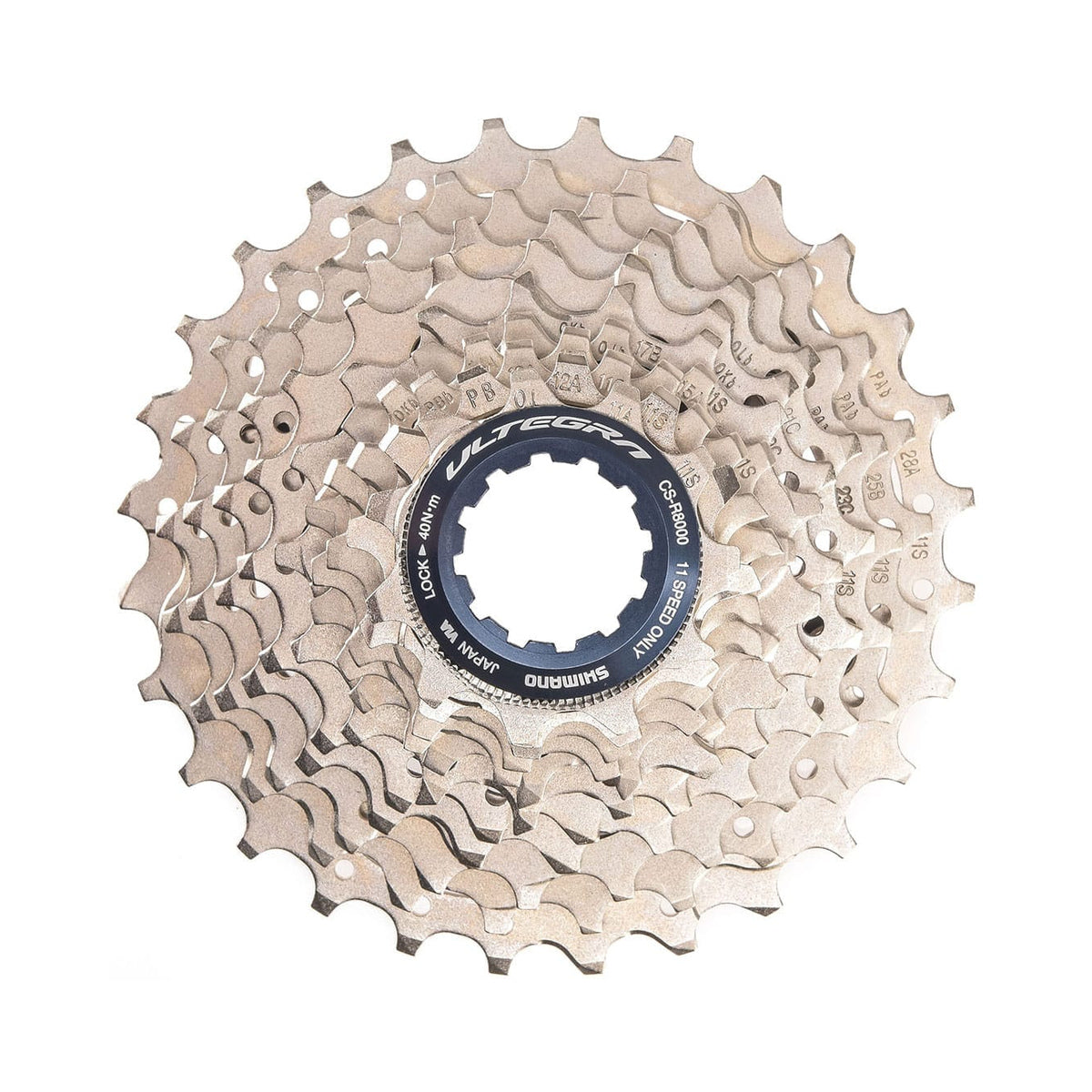 Cassette 11V SHIMANO ULTEGRA CS-R8000 – photo principale sur fond blanc