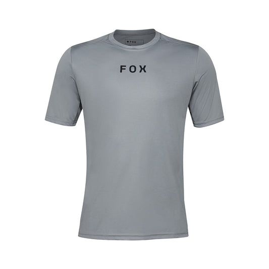 Maillot FOX RANGER MOTH Manches Courtes Gris 2024