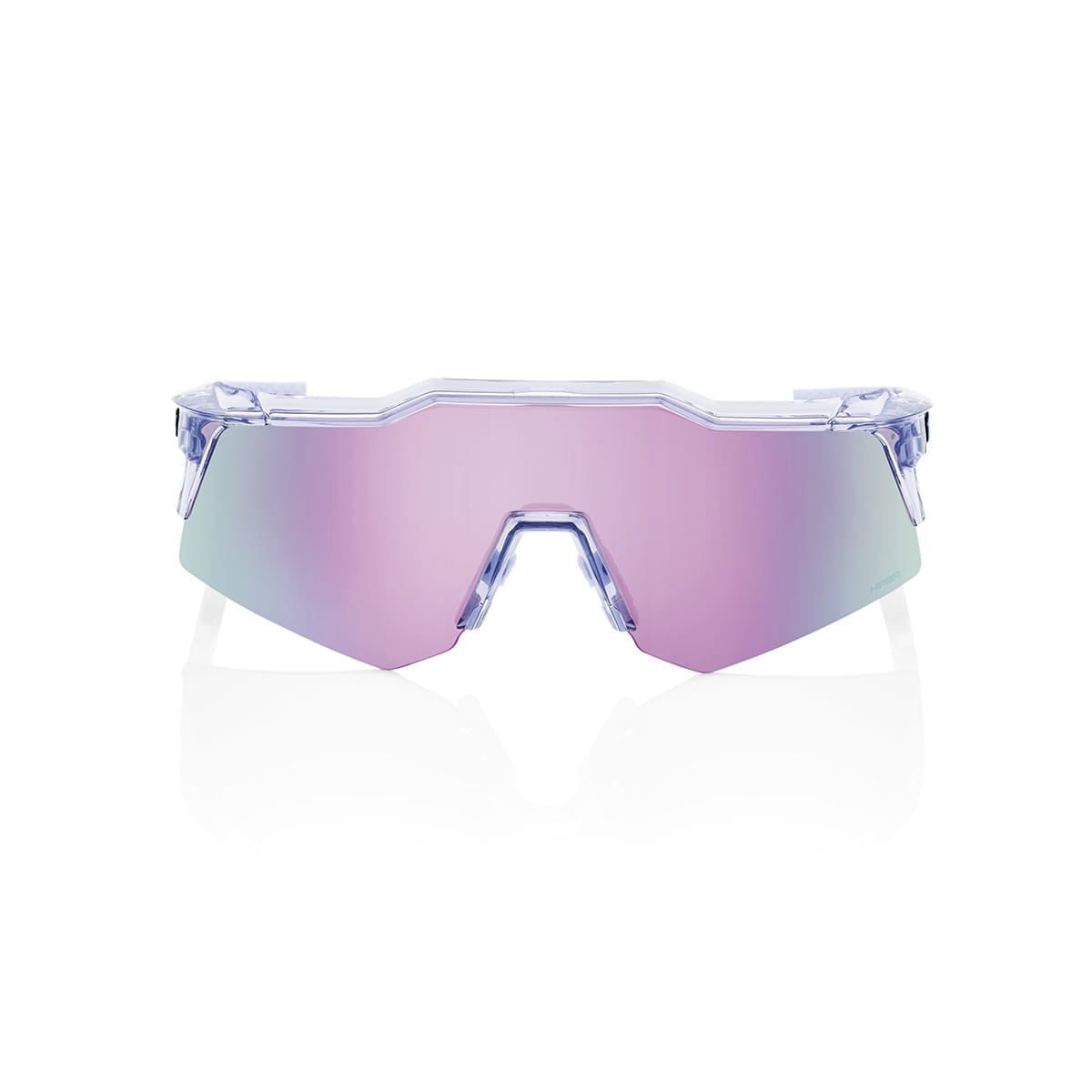 100% SPEEDCRAFT XS POLISHED Półprzezroczyste gogle Hiper Mirror Lavende