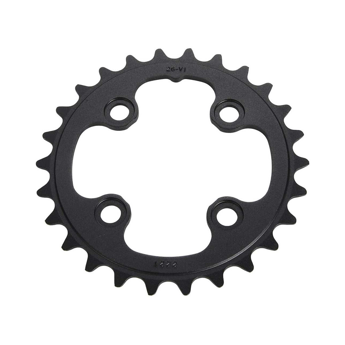 Plateau Intérieur SRAM MTB 64BCD 10V 4 Trous 64mm — vue du plateau sur fond blanc
