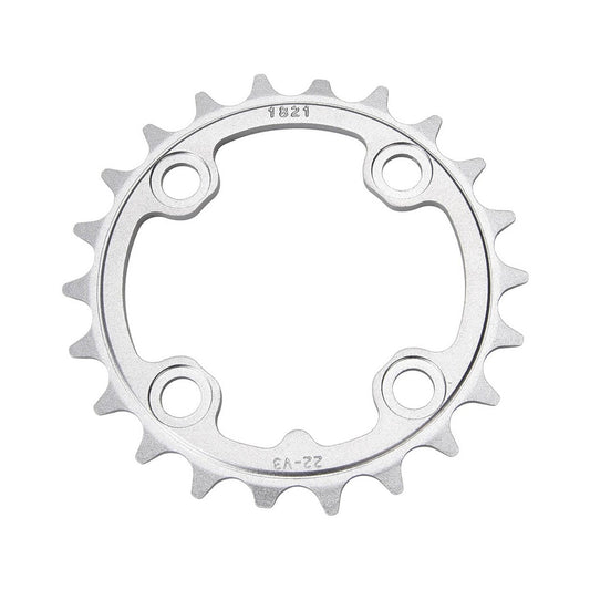 Plateau Intérieur SRAM MTB 64BCD V3 TUNGSTEN 9V 4 Trous 64mm — vue du plateau sur fond blanc