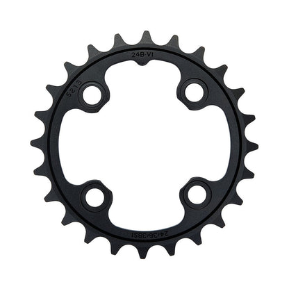 Plateau Intérieur TRUVATIV MTB V1 9/10V 4 Trous 64mm — vue du plateau sur fond blanc