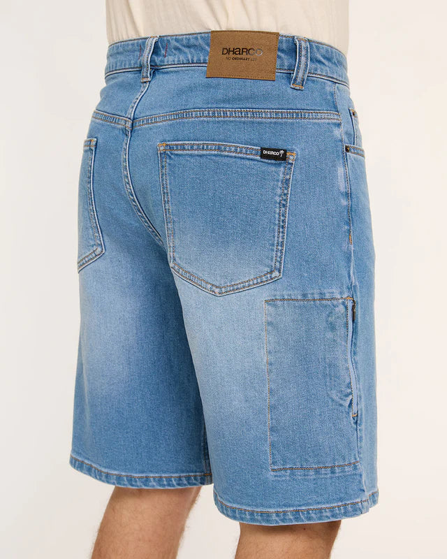 Šortky DHARCO JORT UNISEX COASTAL WASH Blue