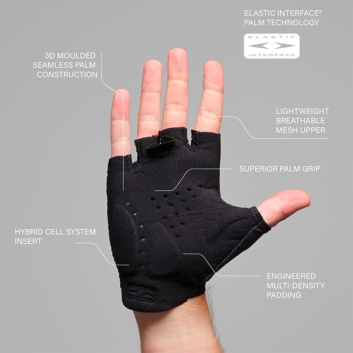 Gants courts MAAP PRO RACE Noir