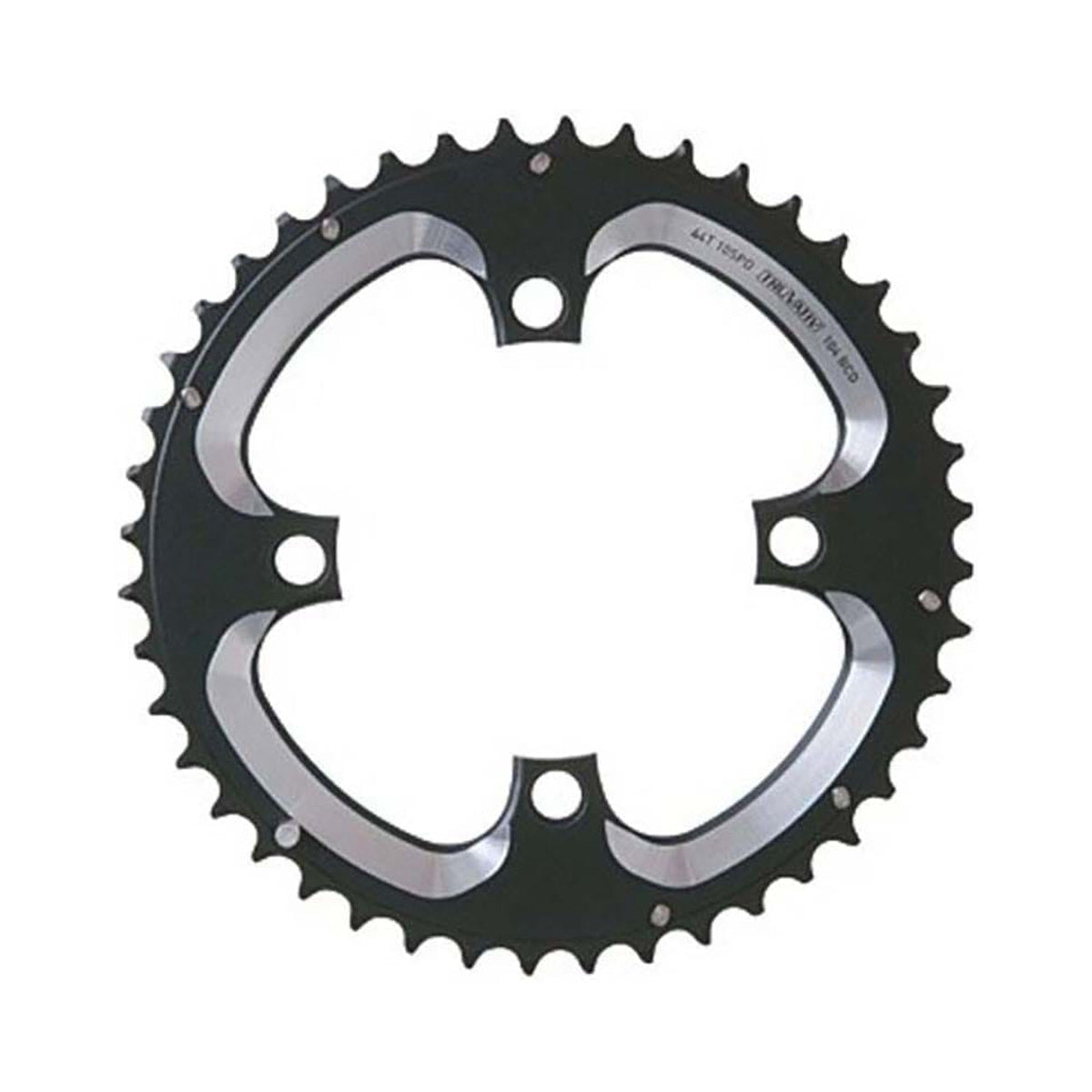 Plateau Intermédiaire SRAM MTB 104BCD 10V 4 Trous 104mm — vue du plateau sur fond blanc