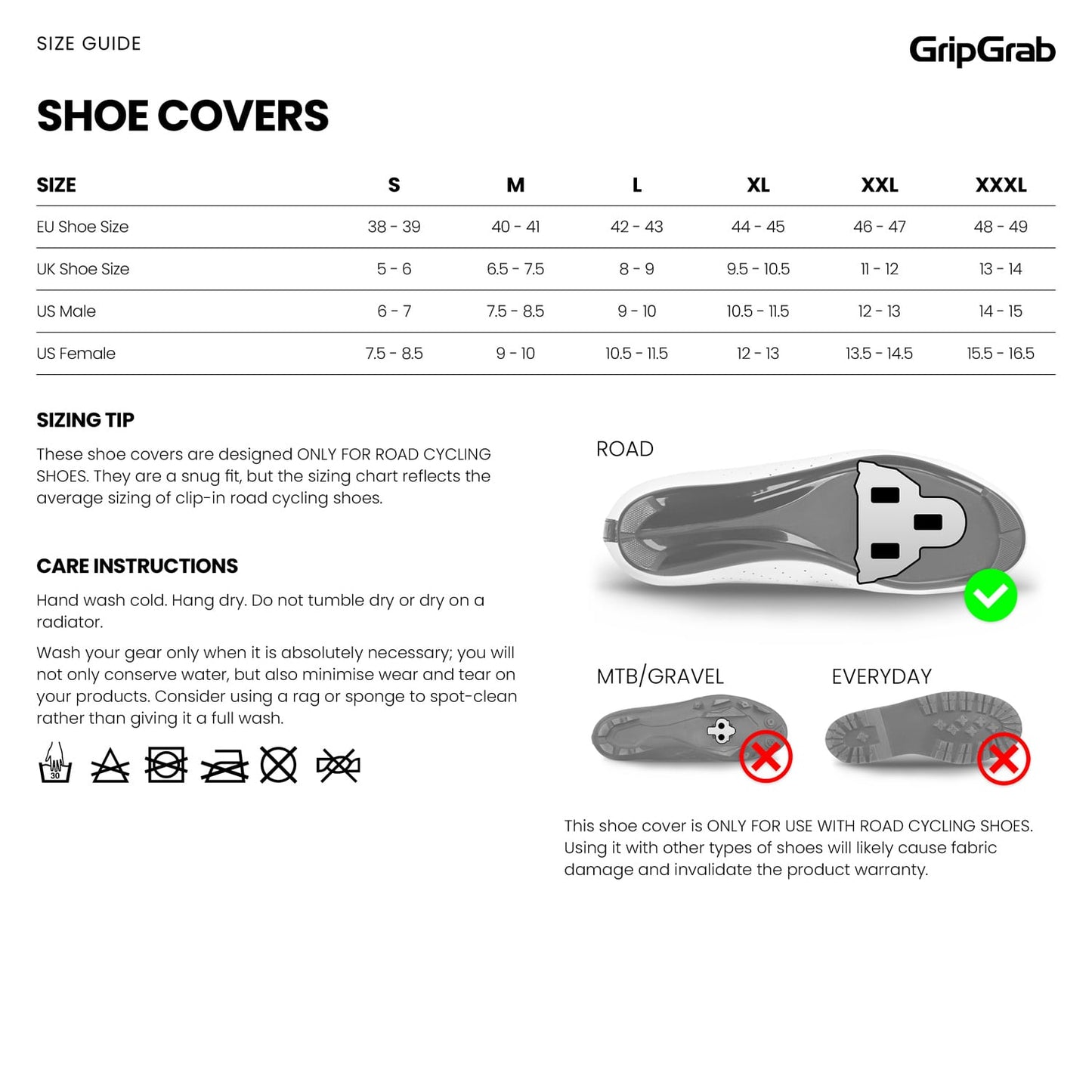 Obal na boty GRIPGRAB ARTIC 2 WATERPROOF ROAD černý