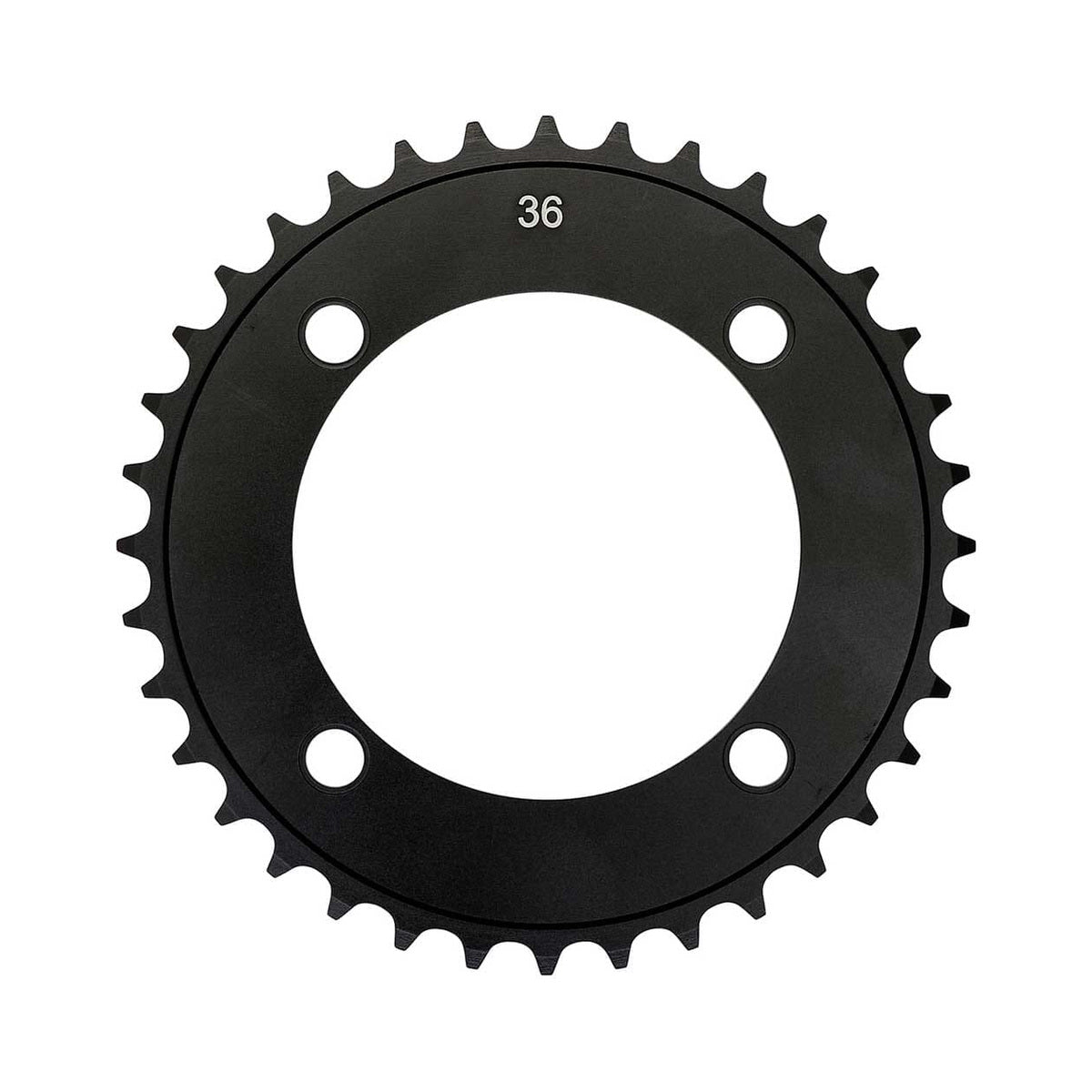 Plateau Mono TRUVATIV SS / DH 8/9V 4 Trous 104mm — vue du plateau sur fond blanc