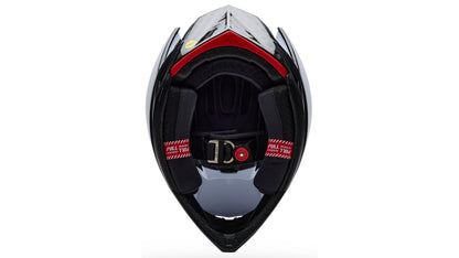Casque VTT BELL FULL-10 SPHERICAL CARBON PEAK Blanc