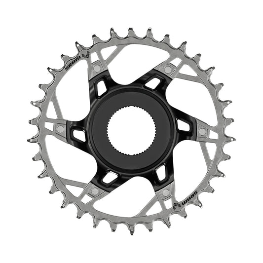 Plateau Mono SRAM XX T-TYPE EAGLE SHIMANO 12V Direct Mount — vue du plateau sur fond blanc