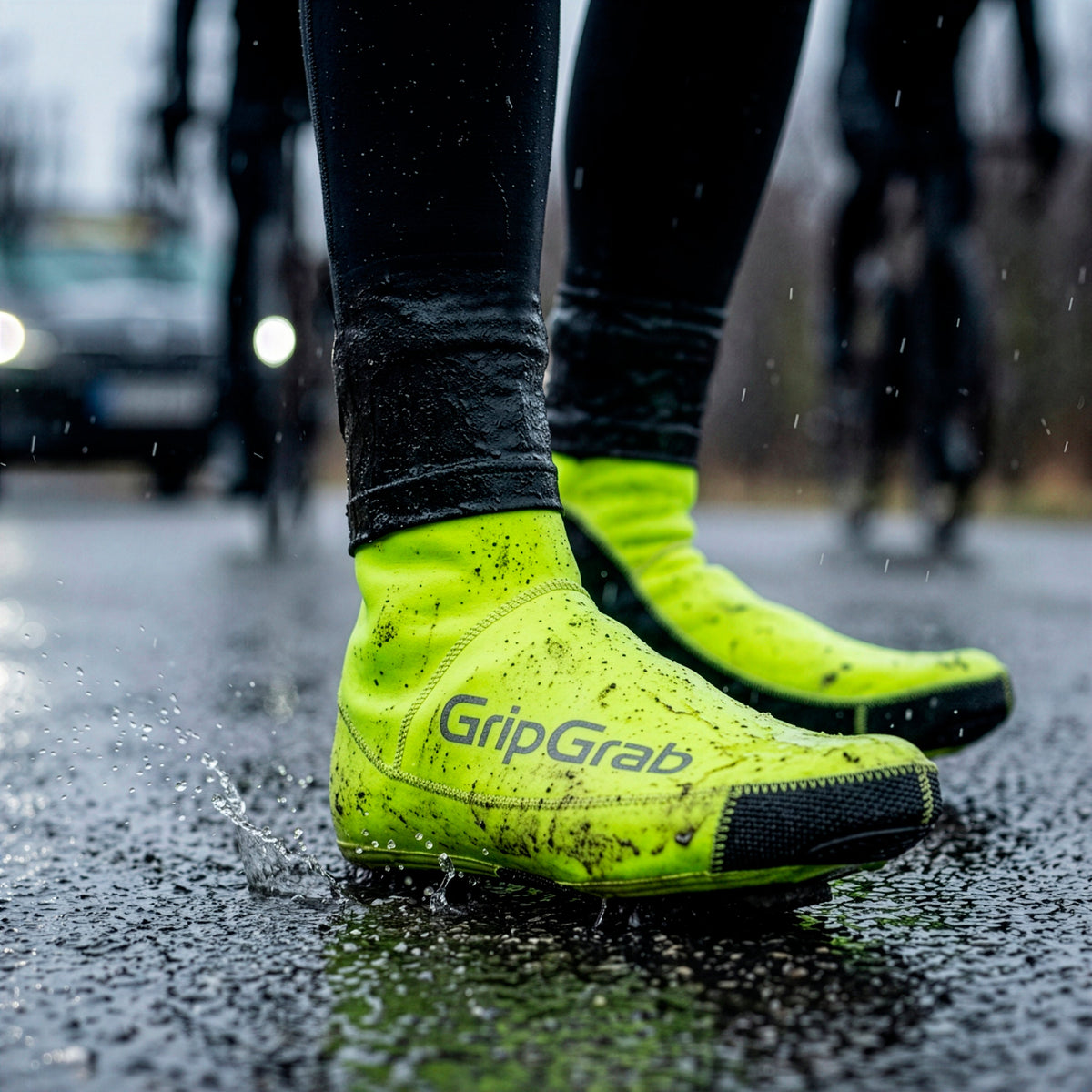Couvre-Chaussures GRIPGRAB PACR WATERPROOF WINTER ROAD Jaune